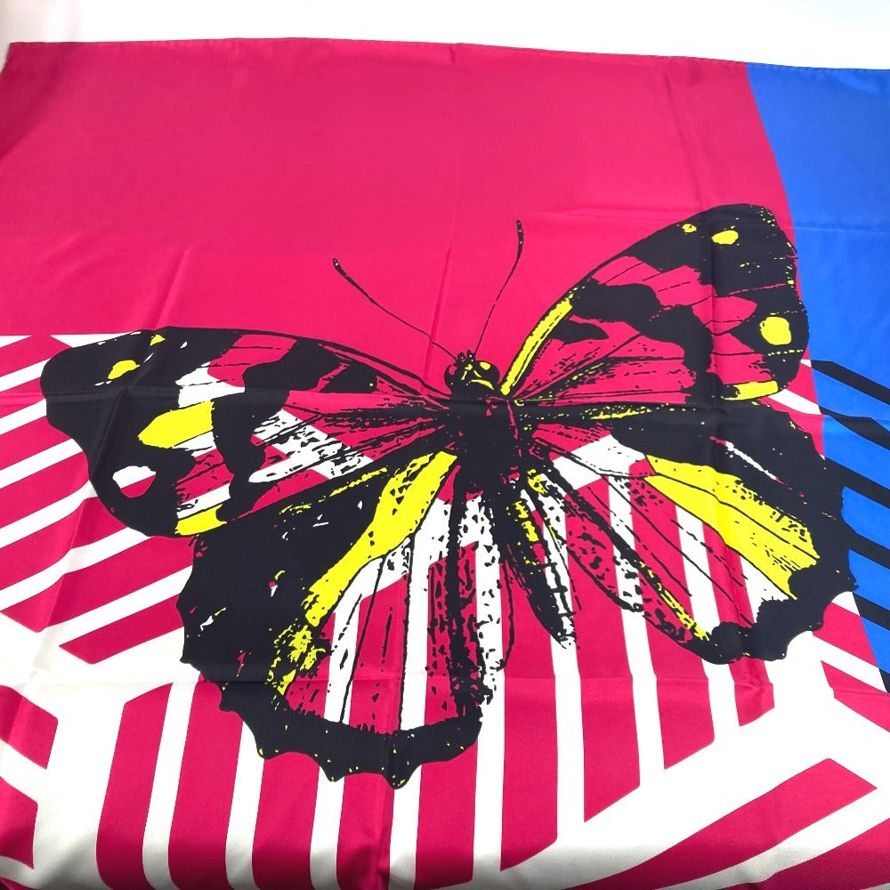 Dior scarf 22ANP090I610 silk pink Butterfly butterfly Women