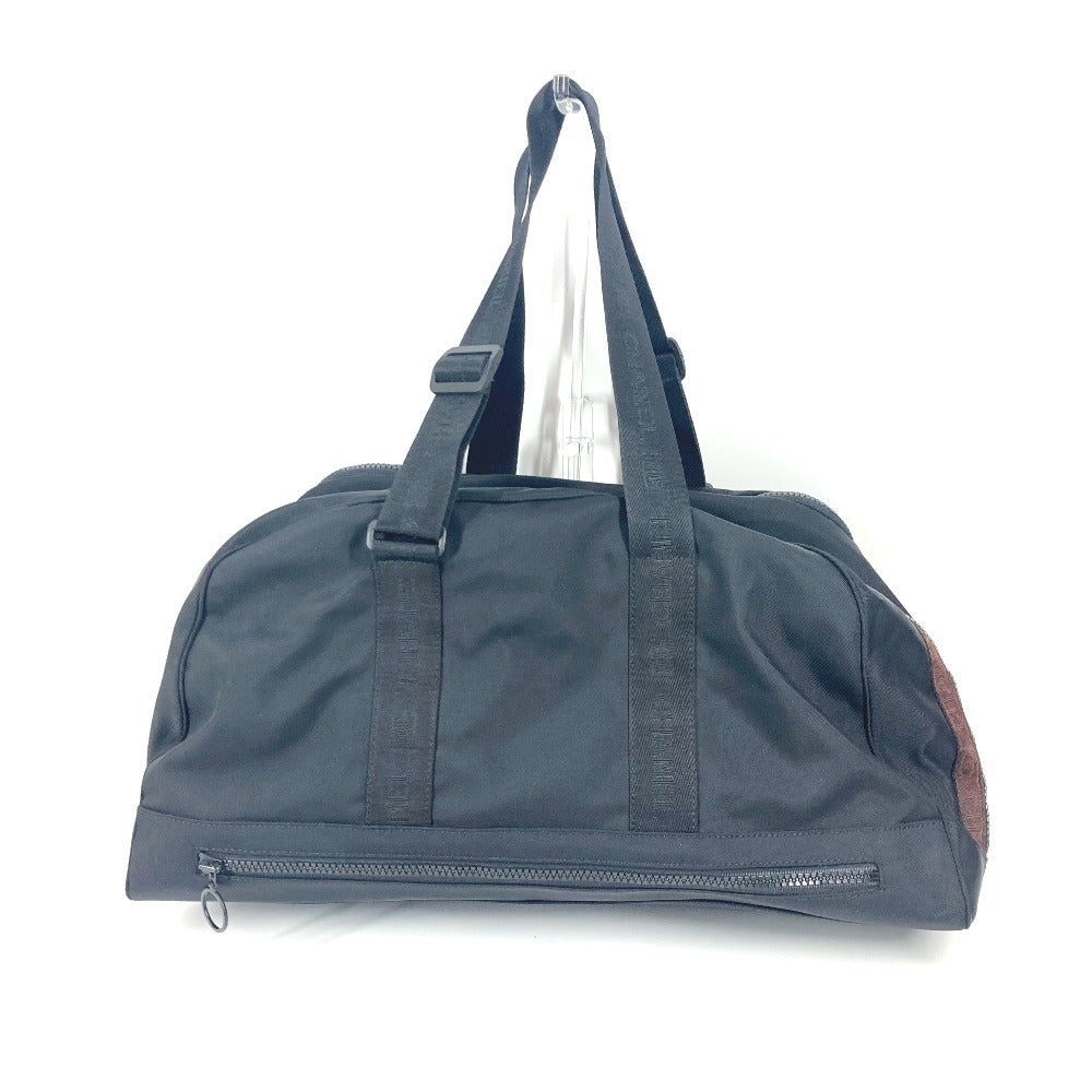 CHANEL Boston Duffel bag A19977 Nylon black Sports CC COCO Mark Women