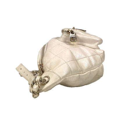 CHANEL Sling bag AS0556 leather Champagne Gold Bags, Waist bags, 2-way bags, Handbags CC COCO Mark Matelasse Women