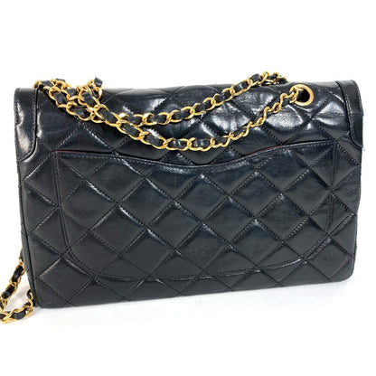 CHANEL Shoulder Bag lambskin black Matrasse quilting CC COCO Mark Paris Limited