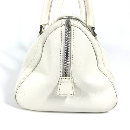 Dior Handbag leather white D logo Women