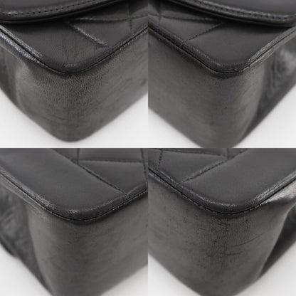CHANEL Shoulder Bag A01164 lambskin black ChainShoulder Diana 22