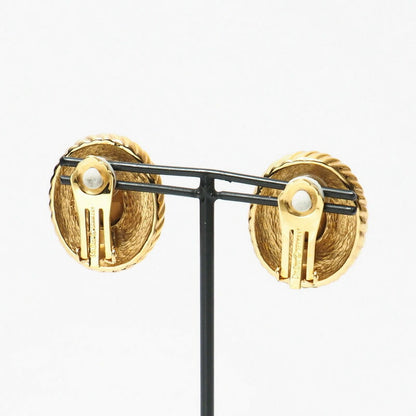 Dior Earring Gold Plated, Sapphire Stone blue Women
