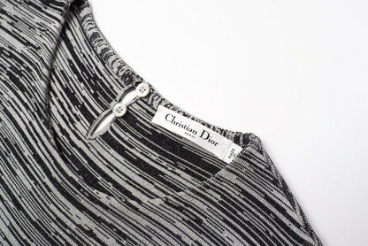 Dior knit 84% rayon, 16% nylon black Women 40