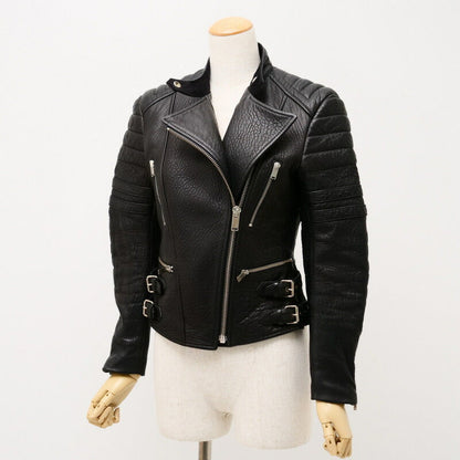 CELINE Jacket Genuine Leather black M