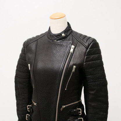 CELINE Jacket Genuine Leather black M