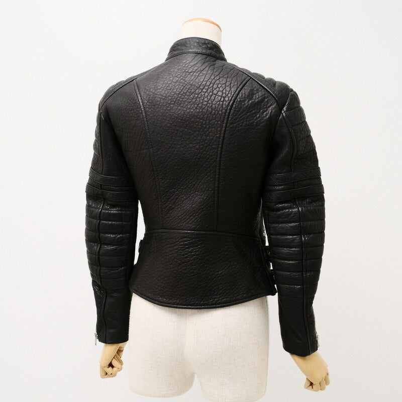 CELINE Jacket Genuine Leather black M