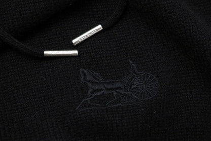 CELINE Hoodie 2A65L373N cashmere black Women S