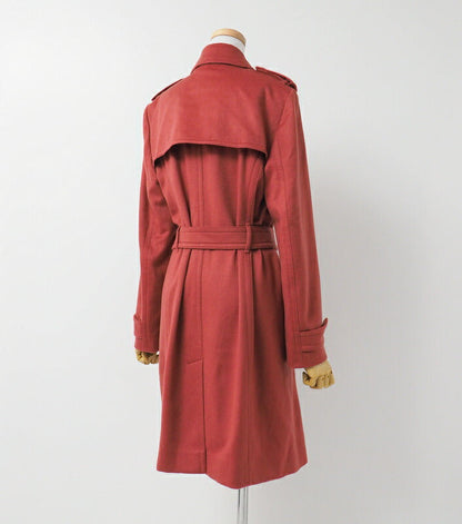 BURBERRY trench coat 4023676 cashmere Red Women 40