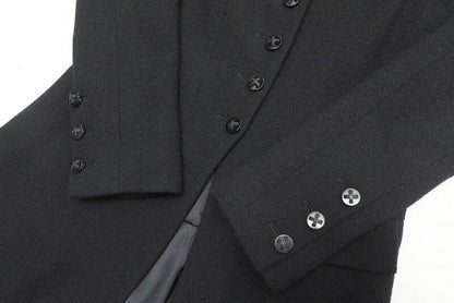 CHANEL coat P29407V19403 wool black 38