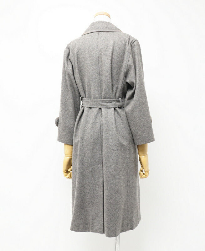 CELINE Stainless collar coat wool gray No size listed