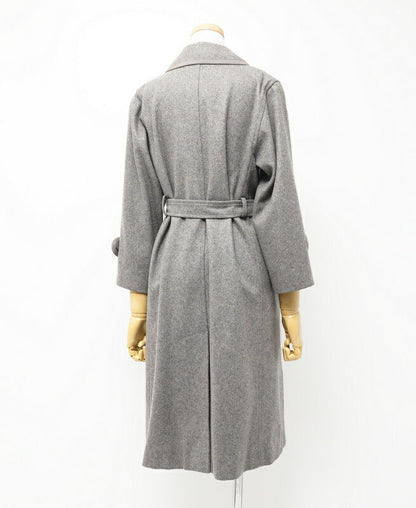 CELINE Stainless collar coat wool gray No size listed