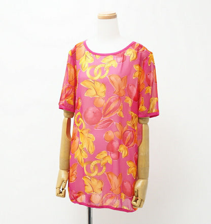 CELINE Cut 100% silk/100% viscose pink Women 38