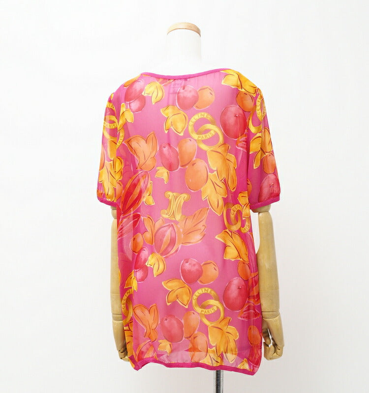 CELINE Cut 100% silk/100% viscose pink Women 38