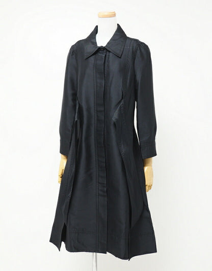 CELINE coat 322.7307692 silk black 38