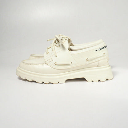 Dior Deck shoes KCB637CRUS03W leather Ivory DIOR WALKER Women 35