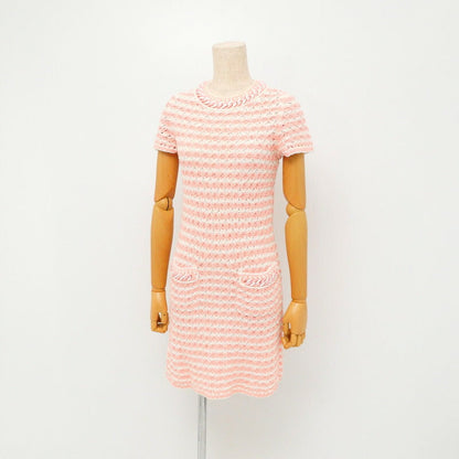 CHANEL knit P58522K07665 knit Pink|White Women 34