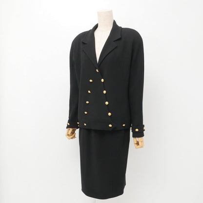 CHANEL suit wool black 20831 40