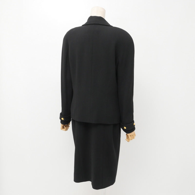 CHANEL suit wool black 20831 40