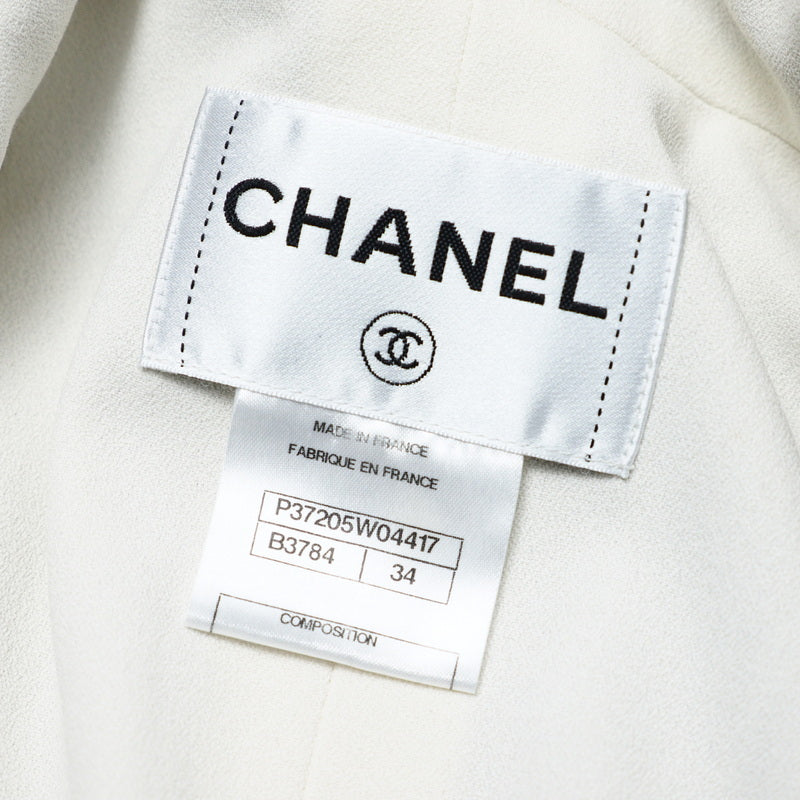 CHANEL tailored jacket P37205W04417 Nylon Navy Women 34