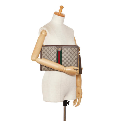Gucci X Balenciaga BB Supreme Ophidia Web Clutch