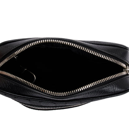 Gucci X Balenciaga The Hacker Project Black BB Canvas Web Mini Camera Bag