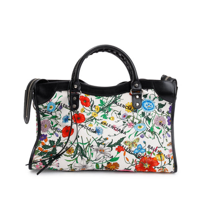 Gucci X Balenciaga The Hacker Project Flora Medium Neo Classic Bag