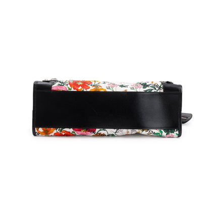 Gucci X Balenciaga The Hacker Project Flora Medium Neo Classic Bag