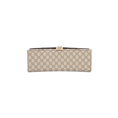 Gucci X Balenciaga The Hacker Project GG Supreme Hourglass Medium Top Handle Bag