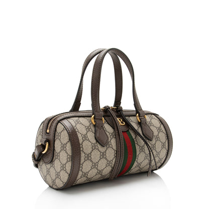 Gucci x Luxury Balenciaga Trending 2025 BB Supreme Monogram Web Ophidia Boston Bag (SHF-XYpX9x)