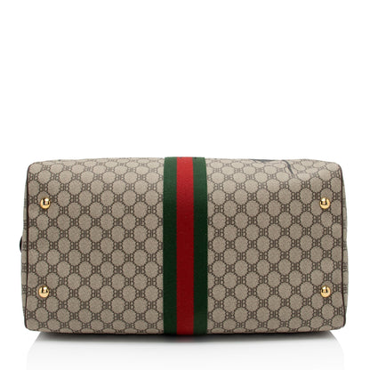 Gucci x Luxury Balenciaga Trending 2025 GG Supreme The Hacker Project Graffiti Duffle Bag (SHF-qGpKTv)