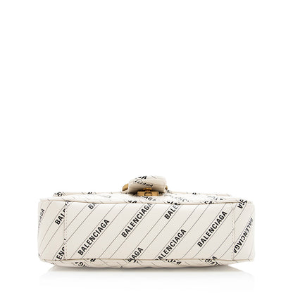 Gucci x Balenciaga Matelasse Leather GG Marmont The Hacker Project Small Bag (SHF-18429)