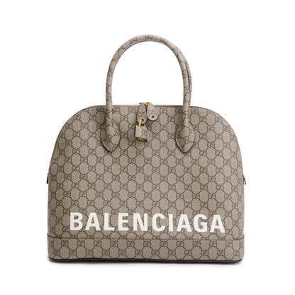 Gucci x Balenciaga The Hacker Project GG Supreme Medium Ville Handle Bag