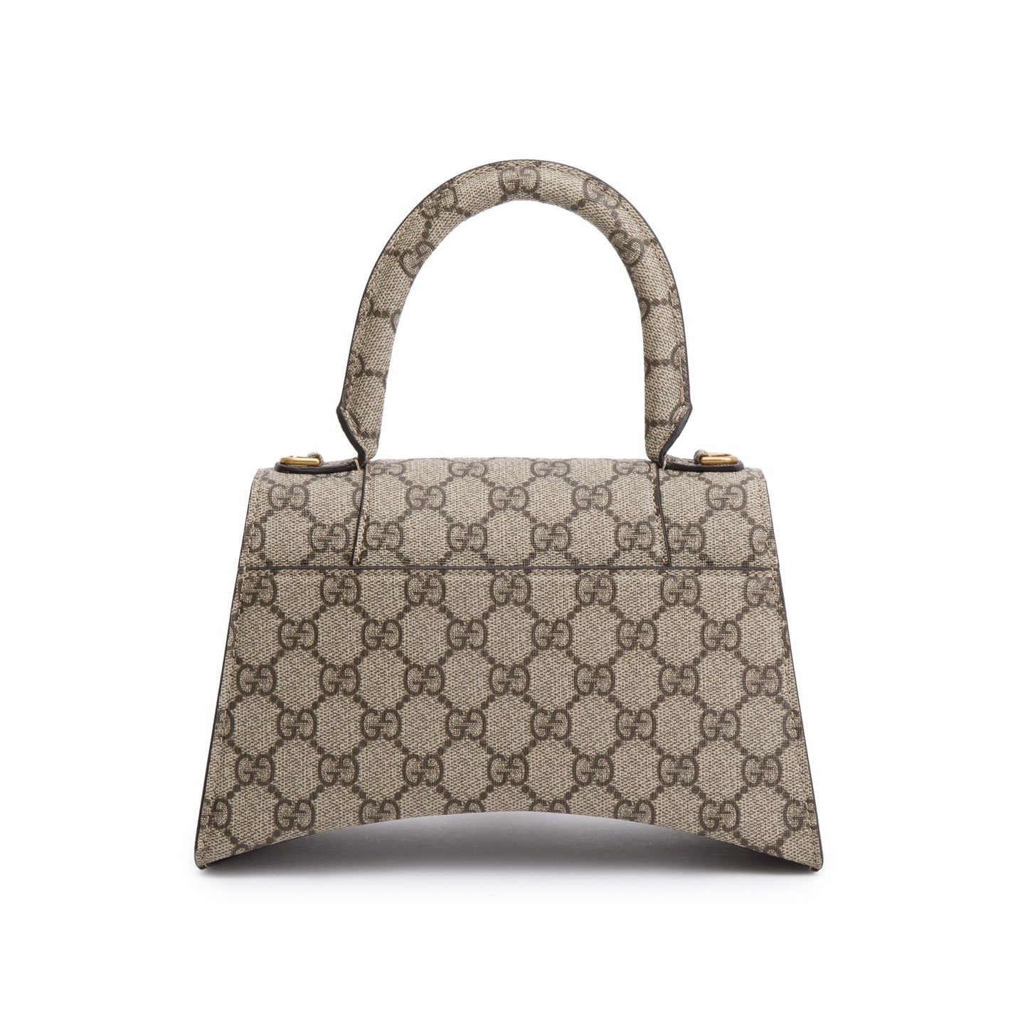 Gucci x Balenciaga The Hacker Project GG Supreme Small Hourglass Top Handle Bag