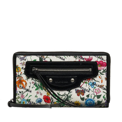 Gucci x Luxury Balenciaga Trending 2025 The Hacker Project Neo Classic Flora Print Zip Around Wallet (SHG-mz0AfE)