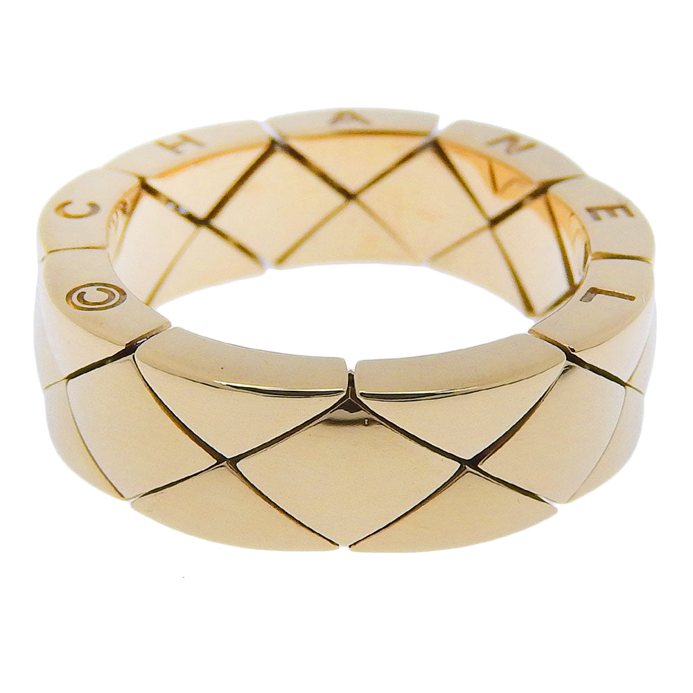 CHANEL Ring K18 yellow gold gold Matrasse Women 54