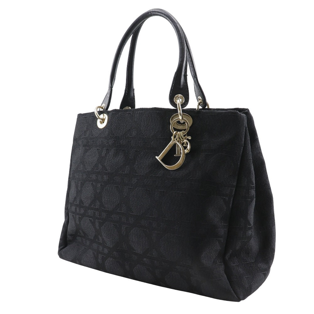 Christian Dior Tote Bag JCA449449 Nylon canvas black Canage Women