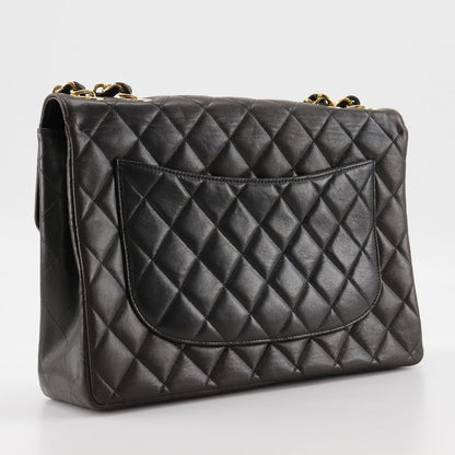 CHANEL Shoulder Bag A04412 lambskin black Double chain Deca Matelasse 30 ChainShoulder Women