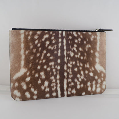 BURBERRY Clutch bag 8015103 Cowhide Brown business bag LONDON ENGLAND Women