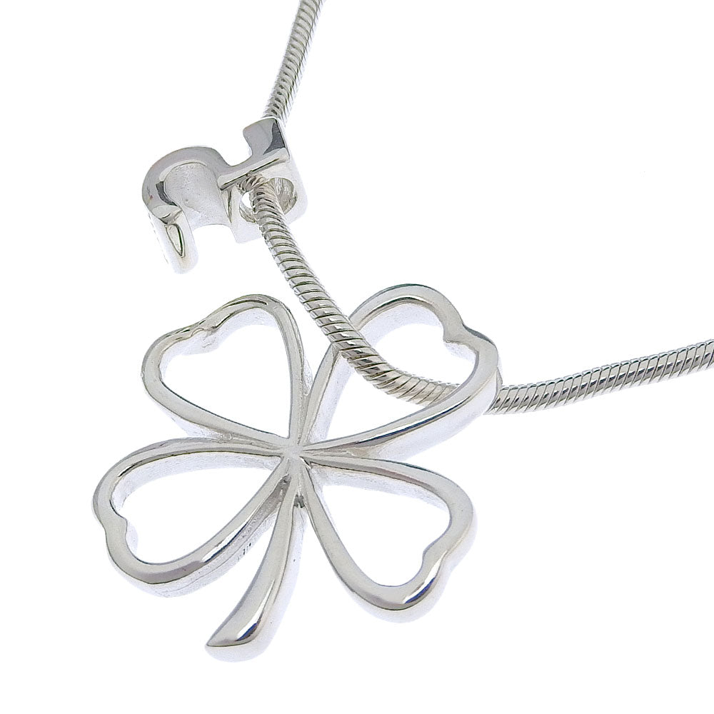 CHANEL Necklace Silver925 Silver Clover No.5 Icon Women