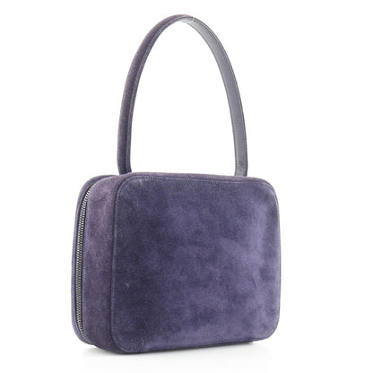 CHANEL Handbag Suede purple COCO Mark One handle