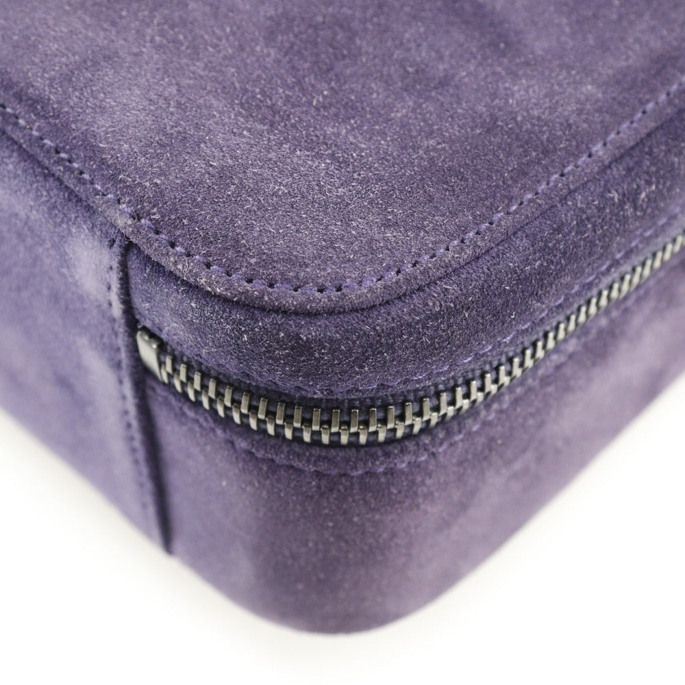 CHANEL Handbag Suede purple COCO Mark One handle