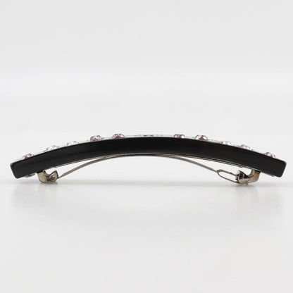 CHANEL Valletta Plastic, Rhinestone black heart COCO Mark