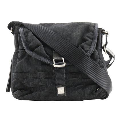 CHANEL Shoulder Bag Nylon black Matrasse Sports line