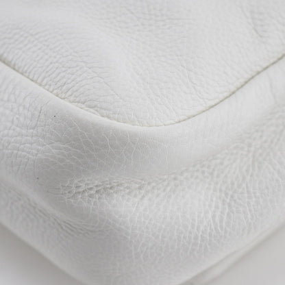 CHANEL Shoulder Bag A46041 lambskin white COCO Mark ChainShoulder