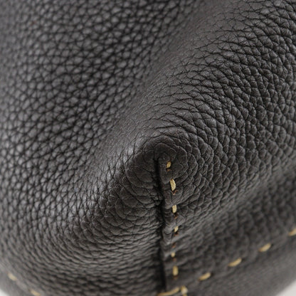 FENDI Tote Bag 7VA282 leather Brown Celeria unisex(Unisex)