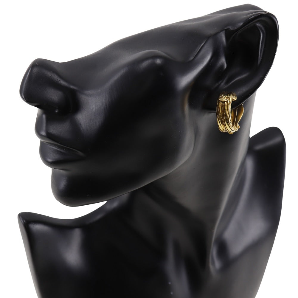 CHANEL Earring Plated Gold gold Women