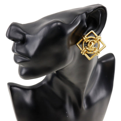 CHANEL Earring Plated Gold gold Women
