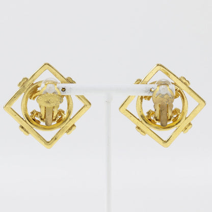 CHANEL Earring Plated Gold gold Women