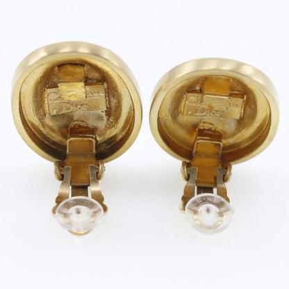 Christian Dior Earring Plated Gold gold vintage Women